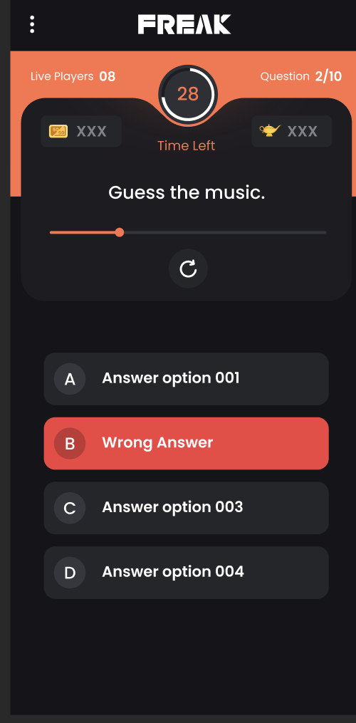 Audio round — guess the track
