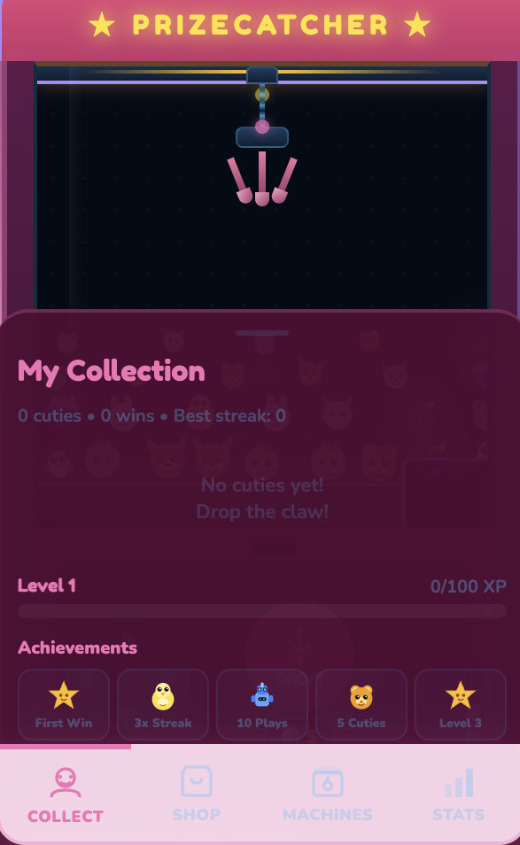 Collection — XP, streaks, achievements